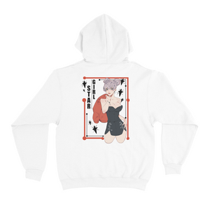 "Star Girl" Basic Hoodie White