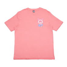 Load image into Gallery viewer, &quot;NASTY&quot; Cut and Sew Wide-body Tee Salmon Pink / White