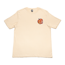 Load image into Gallery viewer, &quot;Bad Apple&quot; Cut and Sew Wide-body Tee Beige