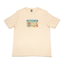Load image into Gallery viewer, &quot;Rotten&quot; Cut and Sew Wide-body Tee Beige