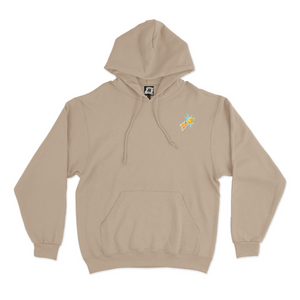 "SOUR" Basic Hoodie Black/Beige