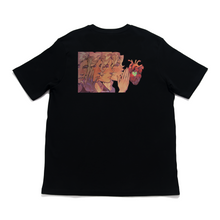 Load image into Gallery viewer, &quot;Love Whispers &amp; Heart&quot; Cut and Sew Wide-body Tee White/Beige