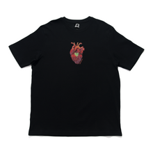 Load image into Gallery viewer, &quot;Love Whispers &amp; Heart&quot; Cut and Sew Wide-body Tee White/Beige