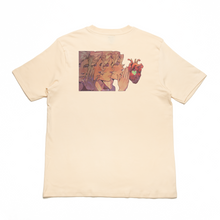 Load image into Gallery viewer, &quot;Love Whispers &amp; Heart&quot; Cut and Sew Wide-body Tee White/Beige