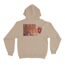 Load image into Gallery viewer, &quot;Love Whispers &amp; Heart&quot; Basic Hoodie Black/Beige