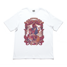 Load image into Gallery viewer, &quot;A Fallen Star&quot; Cut and Sew Wide-body Tee White/ Salmon Pink/ Red