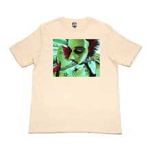 Load image into Gallery viewer, &quot;Green Day&quot; Cut and Sew Wide-body Tee Beige