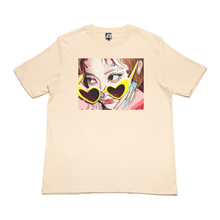 Load image into Gallery viewer, &quot;Green Day&quot; Cut and Sew Wide-body Tee Beige