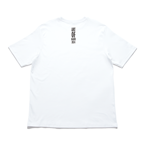 "Ariel" Cut and Sew Wide-body Tee White