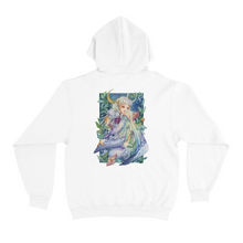 Load image into Gallery viewer, &quot;Night Melody&quot; Fleece Hoodie White