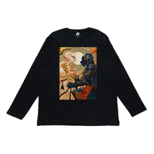 Load image into Gallery viewer, &quot;Star Crossed&quot; Cut and Sew Wide-body Long Sleeved Tee White/Black