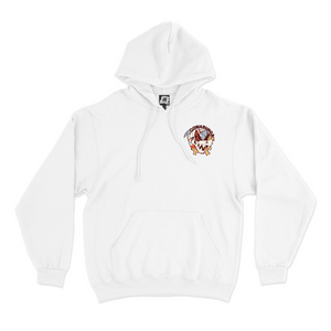 "Cowabunga" Basic Hoodie White