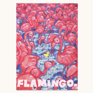 "Flamingo" Tapestry