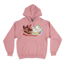 Load image into Gallery viewer, &quot;Devil Angel Cake&quot; Basic Hoodie Beige/Light Pink/Salmon Pink/White