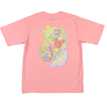 Load image into Gallery viewer, "Quilt Slide" Boxer-Fit Medium Cotton Tee Pink
