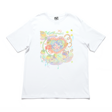 Load image into Gallery viewer, "Sleepy Dream" Cut and Sew Wide-body Tee White