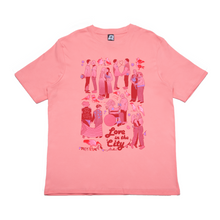 Load image into Gallery viewer, &quot;Love In The City&quot; Cut and Sew Wide-body Tee Salmon Pink