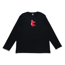Load image into Gallery viewer, &quot;Love In The City&quot; Cut and Sew Wide-body Long Sleeved Tee Black