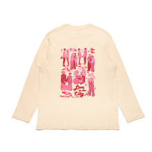 Load image into Gallery viewer, &quot;Love In The City&quot; Cut and Sew Wide-body Long Sleeved Tee Beige