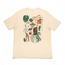 Load image into Gallery viewer, &quot;Plants Dad&quot; Cut and Sew Wide-body Tee Beige