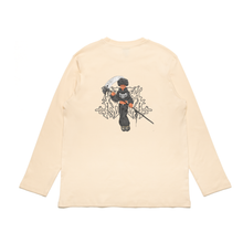 Load image into Gallery viewer, &quot;Loovcs&quot; Cut and Sew Wide-body Long Sleeved Tee Beige