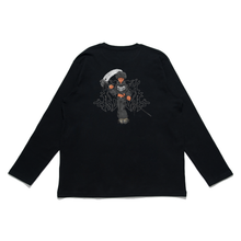 Load image into Gallery viewer, &quot;Loovcs&quot; Cut and Sew Wide-body Long Sleeved Tee Black