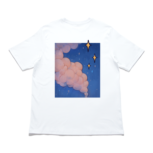 "Cloudpic" Cut and Sew Wide-body Tee White