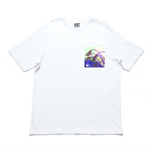 Load image into Gallery viewer, "The Grass and Cycle" Cut and Sew Wide-body Tee White