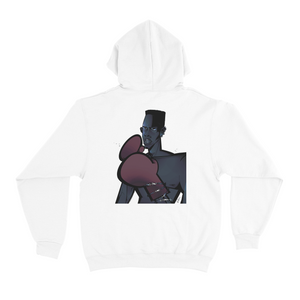 "I’m The King, I’m The Peasant And The Fighter" Basic Hoodie Black / White