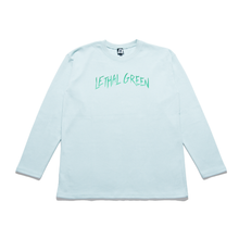 Load image into Gallery viewer, &quot;Lethal Green&quot; Taper-Fit Heavy Cotton Long Sleeve Tee Mint