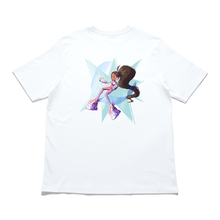 Load image into Gallery viewer, &quot;the space guardian&quot; Cut and Sew Wide-body Tee White