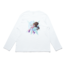 Load image into Gallery viewer, &quot;the space guardian&quot; Cut and Sew Wide-body Long Sleeved Tee White