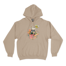 Load image into Gallery viewer, &quot;みんないるよ&quot; Fleece Hoodie Light Pink/ Beige/Khaki/Cobalt Blue