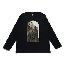 Load image into Gallery viewer, &quot;Death&quot; Cut and Sew Wide-body Long Sleeved Tee Black