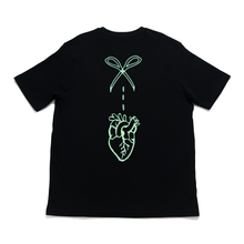 Load image into Gallery viewer, “Wings&quot; Cut and Sew Wide-body Tee Black