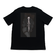 Load image into Gallery viewer, &quot;Veil&quot; Cut and Sew Wide-body Tee White/Black