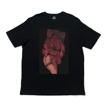 Load image into Gallery viewer, &quot;Veil&quot; Cut and Sew Wide-body Tee White/Black