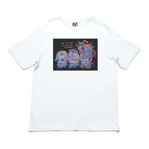 "Blooming" Cut and Sew Wide-body Tee White/Black