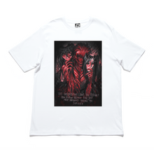 Load image into Gallery viewer, &quot;Masks&quot; Cut and Sew Wide-body Tee White/Black