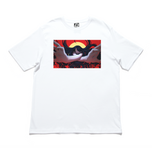 Load image into Gallery viewer, &quot;TELEPURTE&quot; Cut and Sew Wide-body Tee White/Red