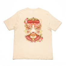 Load image into Gallery viewer, &quot;Strawberry Sunshine&quot; Cut and Sew Wide-body Tee Beige