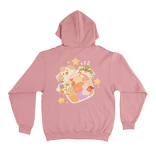 Load image into Gallery viewer, &quot;Sleepy Days&quot; Basic Hoodie Black/Pink