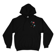 Load image into Gallery viewer, &quot;Rhinestone Cow Girl&quot; Basic Hoodie Black