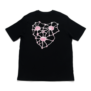 "Empathy & Heart" Cut and Sew Wide-body Tee Black
