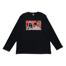 Load image into Gallery viewer, &quot;Trim&quot; Cut and Sew Wide-body Long Sleeved Tee White/Black