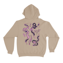 Load image into Gallery viewer, &quot;Centipede&quot; Fleece Hoodie Beige