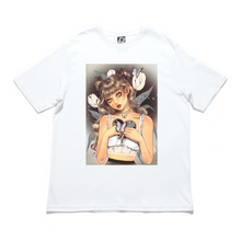 Load image into Gallery viewer, &quot;empty heart&quot; Cut and Sew Wide-body Tee White/Black