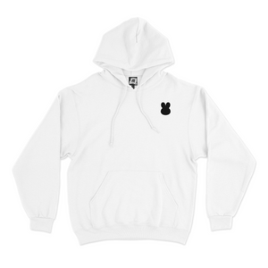 "Seaside" Basic Hoodie White/Black