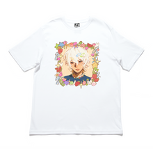 Load image into Gallery viewer, &quot;Jai&quot; Cut and Sew Wide-body Tee White/Beige