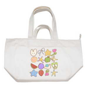 "Jai"Tote Carrier Bag Cream